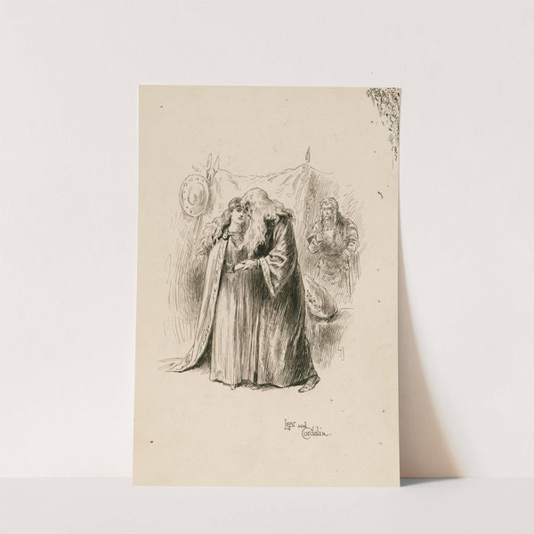 Lear and Cordelia (1892) by Herbert Railton