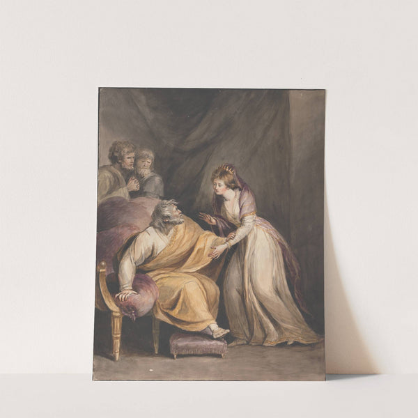 Lear and Cordelia by Mary Hoare