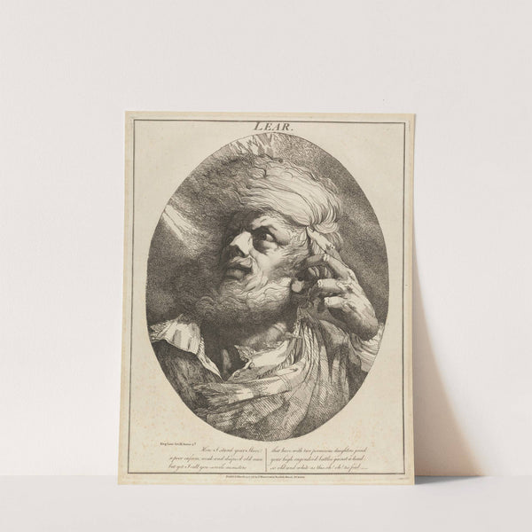 Lear, from King Lear, Act III, Scene ii by John Hamilton Mortimer