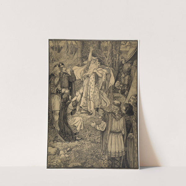 Lear with Cordelia dead in his arms (1917-1918) by Louis Rhead