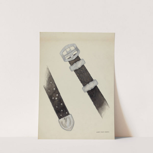 Leather Belt by Harry Mann Waddell