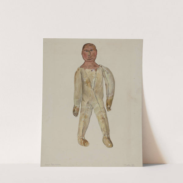 Leather Bodied Doll by Jane Iverson