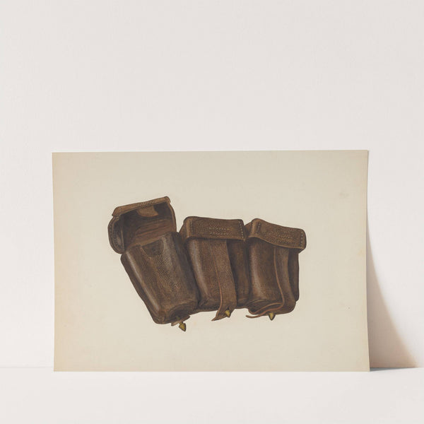 Leather Cartridge Case by Fred Hassebrock