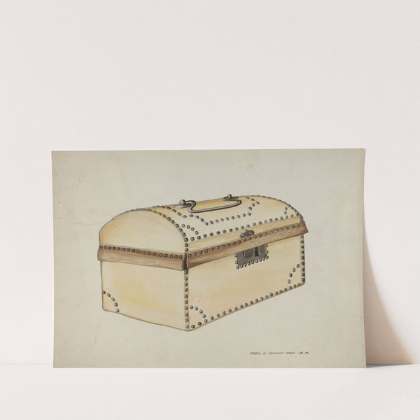 Leather Covered Box by Majel G. Claflin