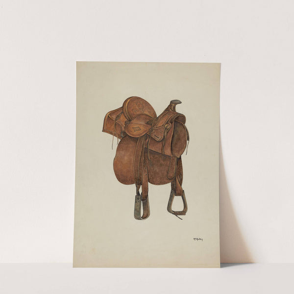 Leather Saddle by William McAuley