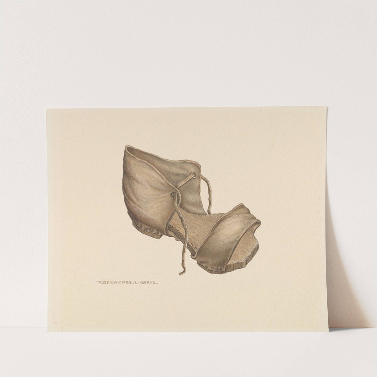 Leather Shoe by Rose Campbell-Gerke
