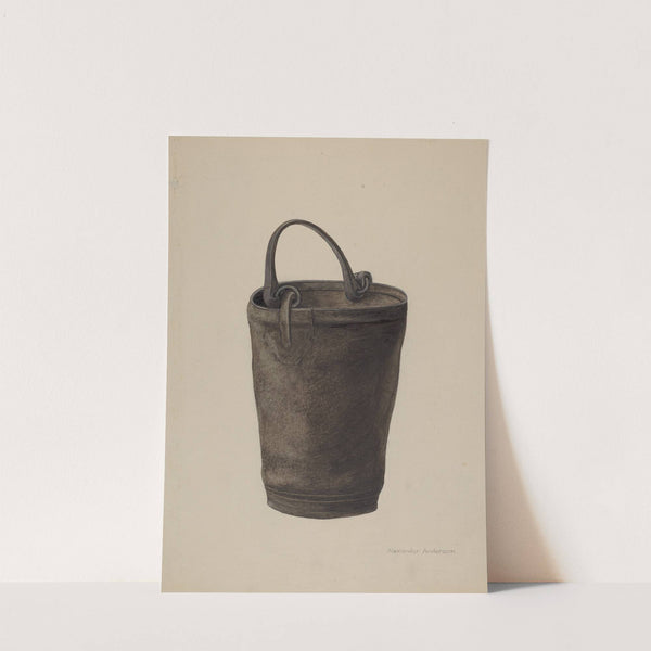 Leather Water Bucket by Alexander Anderson