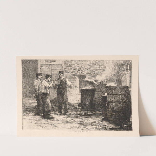 L’eau-de-vie le marc (1872) by Léon Augustin Lhermitte