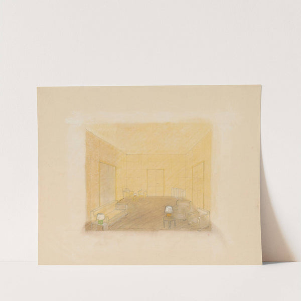 L’Eau fraiche – maquette de décor (1931) by René Gabriel