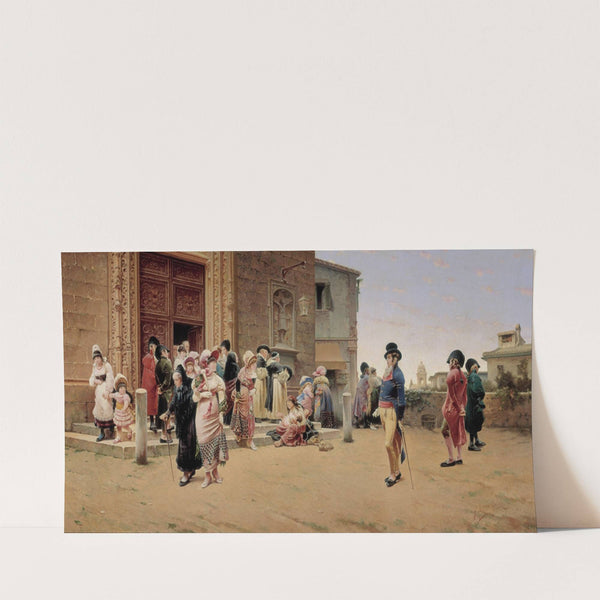 Leaving Church by Germán Álvarez Algeciras