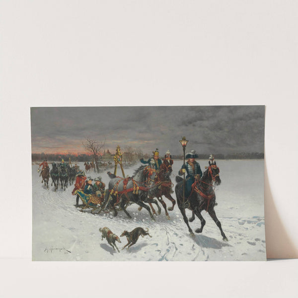 Leaving the Castle by Jan Van Chelminski