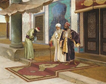 Leaving The Mosque
