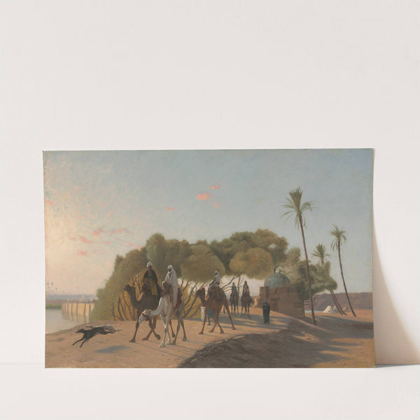 Leaving the Oasis (1880s) by Jean-Léon Gérôme