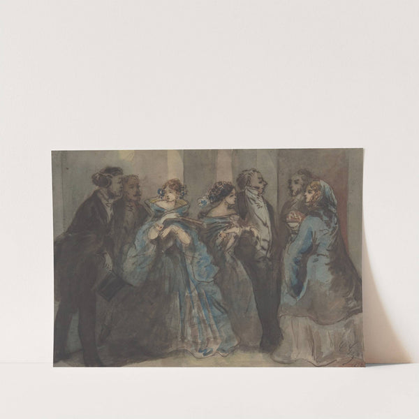 Leaving the Theater by Constantin Guys