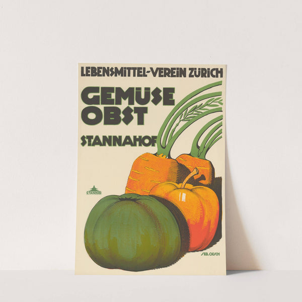 Lebensmittel-Verein Zürich – Gemüse – Obst – St. Annahof by Sebastian Oesch