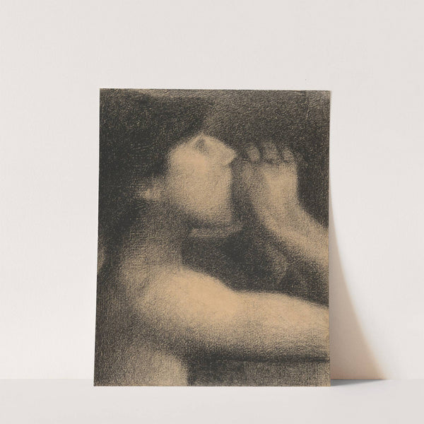 L’écho (Echo), study for Une baignade, Asnières (Bathers at Asnières) (1883–84) by Georges Seurat