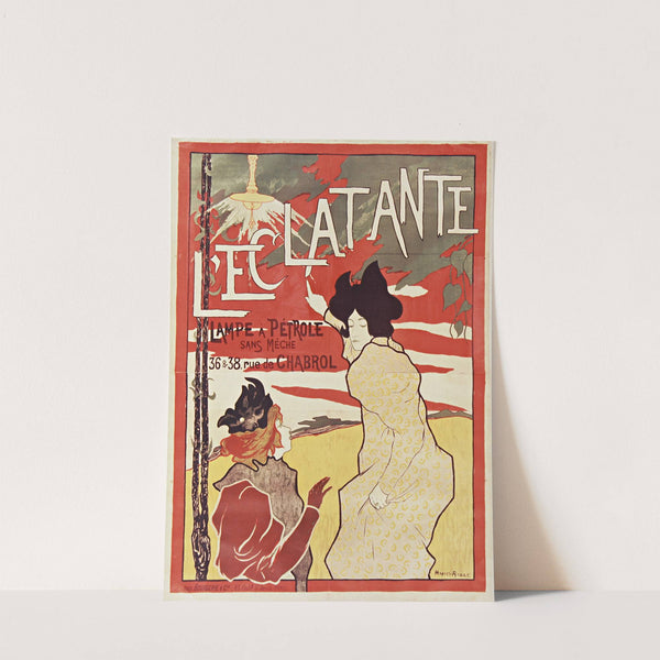 L’Eclatante lampe à pétrole sans mèche (1895) by Manuel Robbe