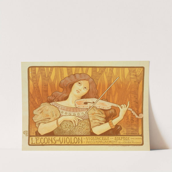 Leçons de Violon (1899) by Paul Berthon