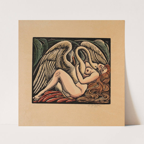 Leda (1919) by Władysław Skoczylas