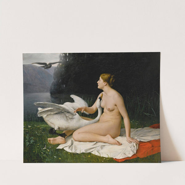 Leda and the swan by Jean Baptiste Paul Lazerges