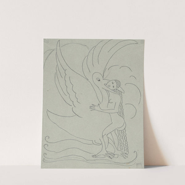 Leda and the Swan by Paul Gaulois