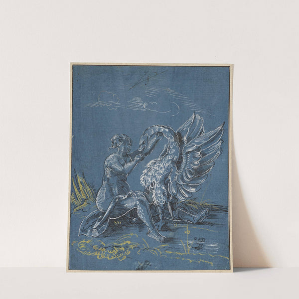 Leda and the swan by Virgil Solis