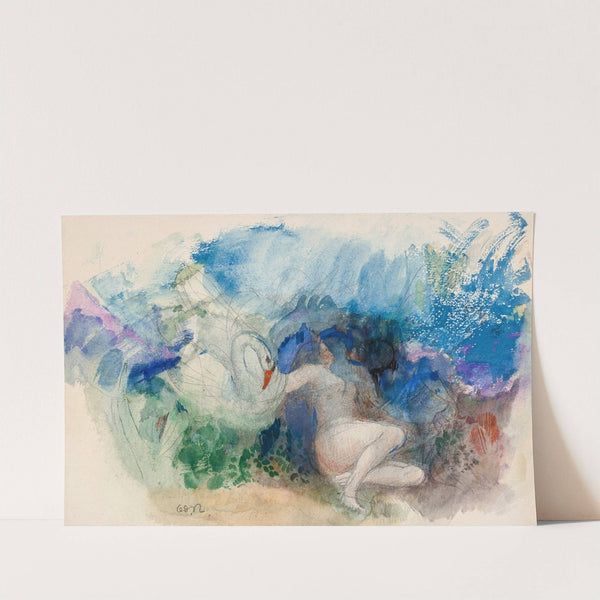 Léda et le cygne by Odilon Redon