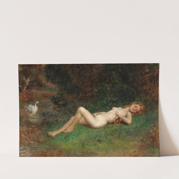Leda und der Schwan by Arthur Von Ferraris