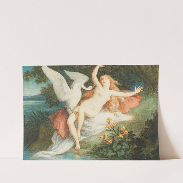 Leda with the Swan by Christian Griepenkerl