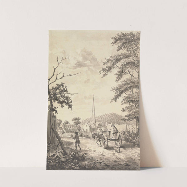 Ledbury Church and Village, Herefordshire by John James Barralet