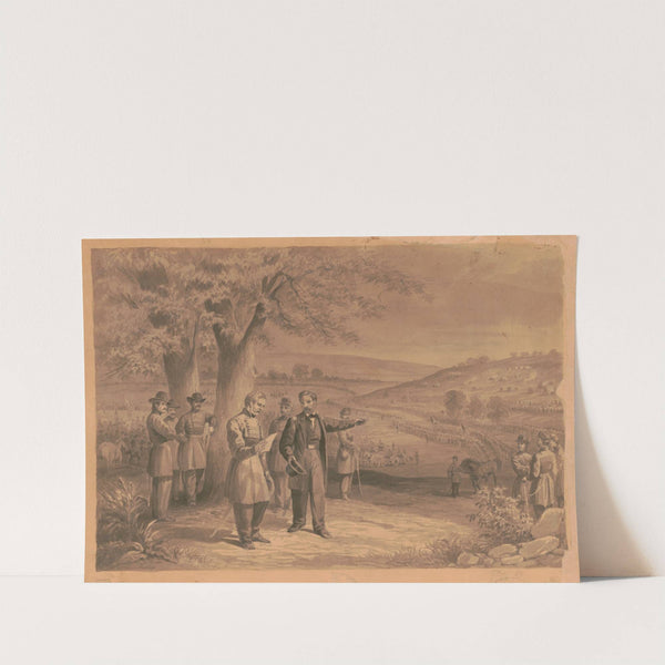 Lee’s surrender, Civil War (1865) by James Fuller Queen