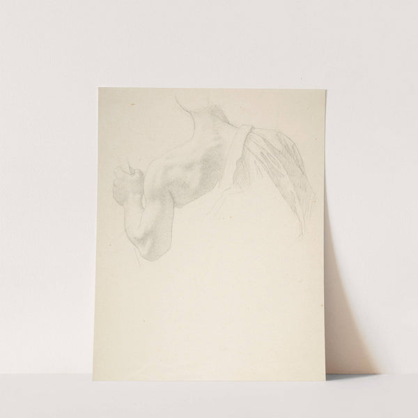 Left Arm and Shoulders of a Man Seen from the Back (early 19th century) by Johann Friedrich Overbeck