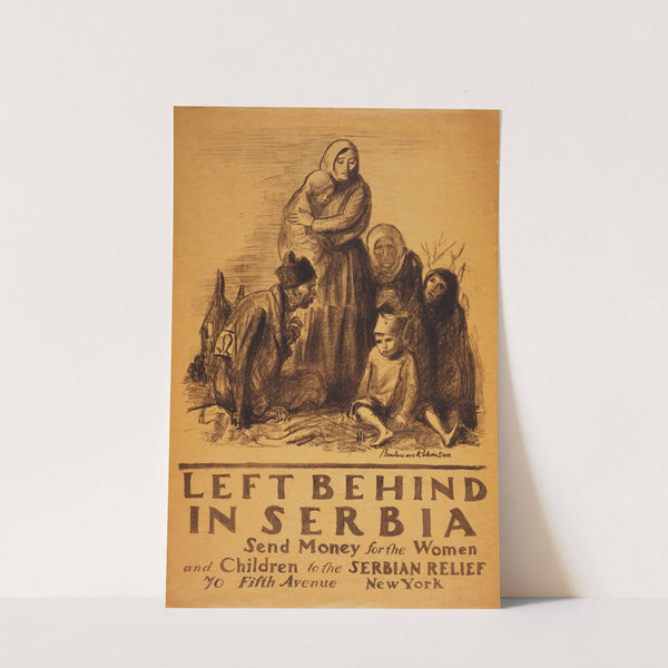 Left behind in Serbia by Boardman Robinson
