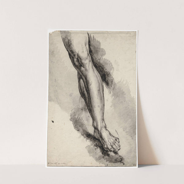 Left leg, after an antique statue by David Humbert de Superville