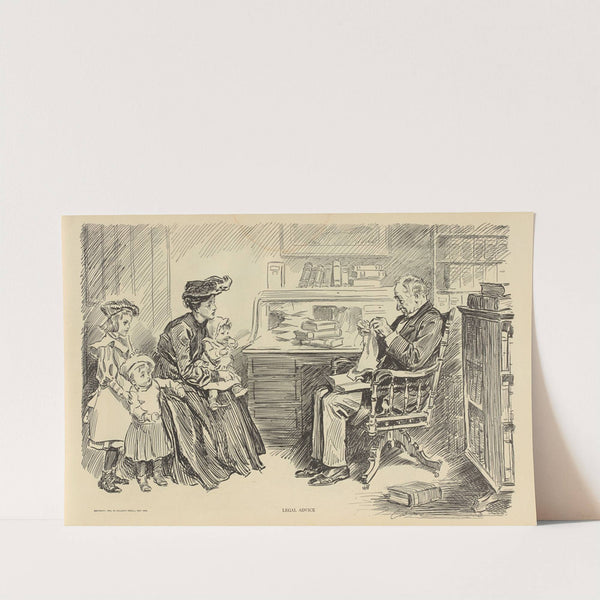 Legal advice (1900-1905) by Charles Dana Gibson