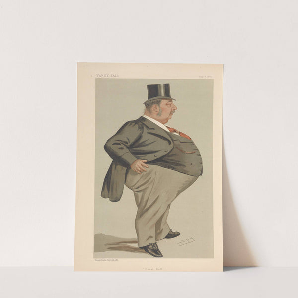 Legal; ‘Court Roll’, Charles Issac Elton, August 6, 1887 (1887) by Leslie Matthew Ward