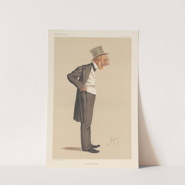 Legal; ‘Lord Advocate’, Edward Strathearn Gordon, October 10, 1874 (1874) by Carlo Pellegrini