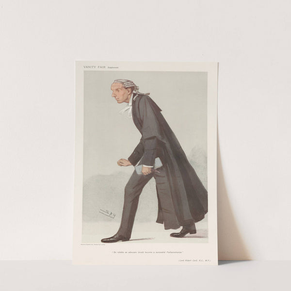 Legal; ‘So Voluble an Advocate should become a Successful Parliamentarian’, Lord Robert Cecil, February 22, 1906 (1906) by Leslie Matthew Ward