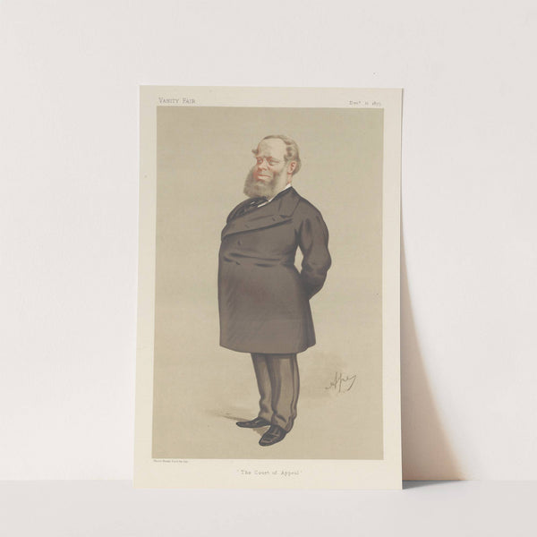 Legal; ‘The Court of Appeal’, Richard Baggallay, December 11, 1875 (1875) by Carlo Pellegrini