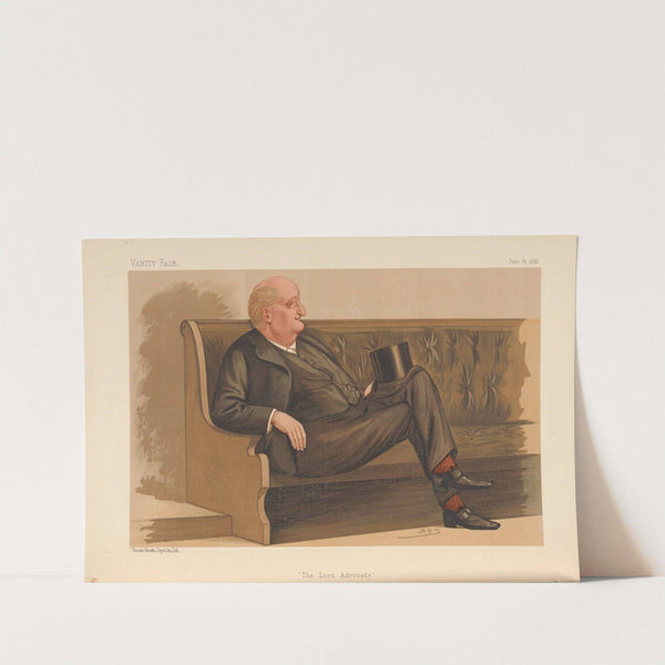 Legal; ‘The Lord Advocate’, John Hay Athole MacDonald, June 23, 1888 (1888) by Leslie Matthew Ward