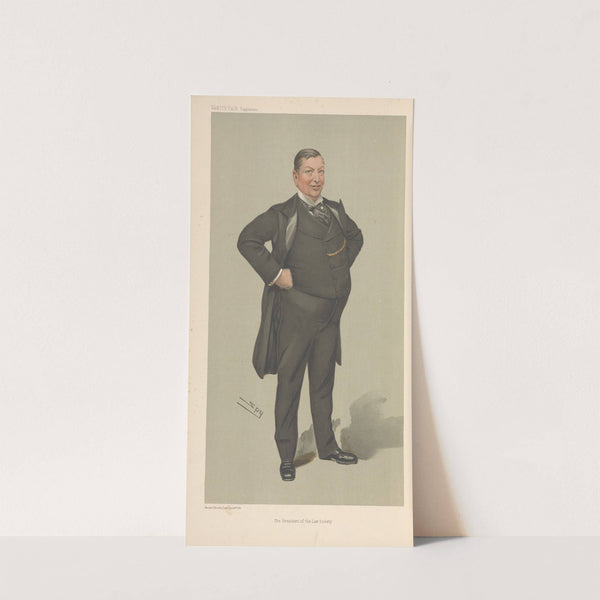 Legal; ‘The President of the Law Society’, Mr. Thomas Rawle, July 6, 1905 (1905) by Leslie Matthew Ward