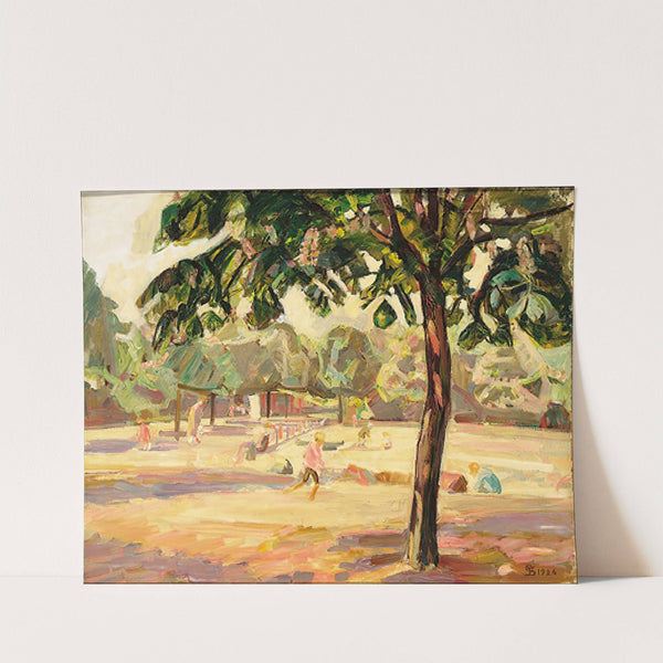 Legende Børn I Fælledparken by Fritz Syberg