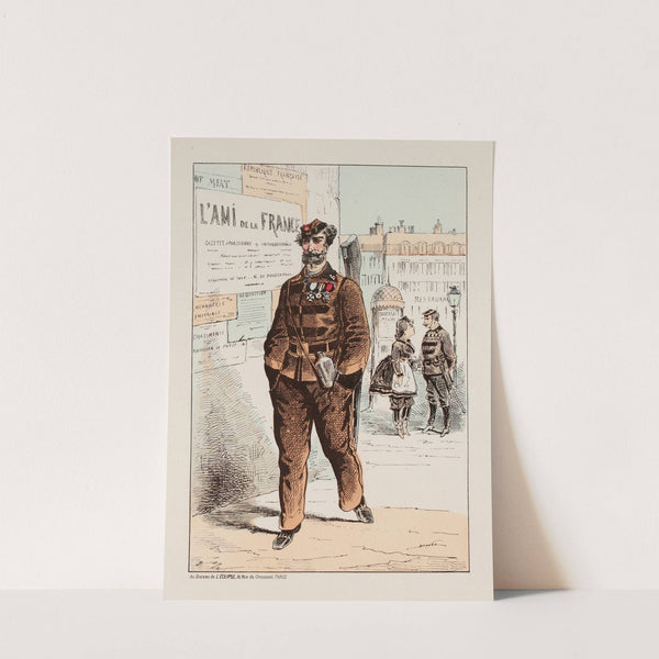 Légion des amis de la France. (1871) by Draner