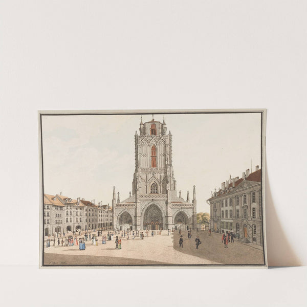 L’église Cathedrale à Berne (1915-1945) by Franz Schmid