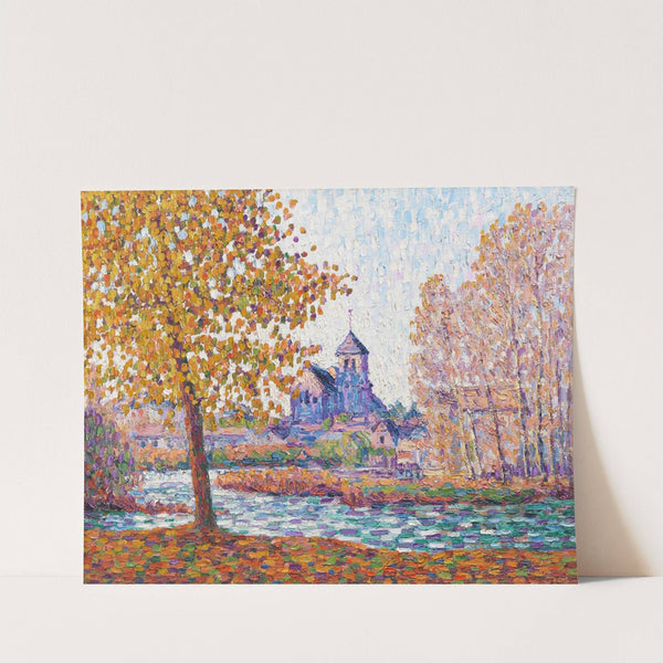 L'église de Montigny, effet d'automne by Francis Picabia