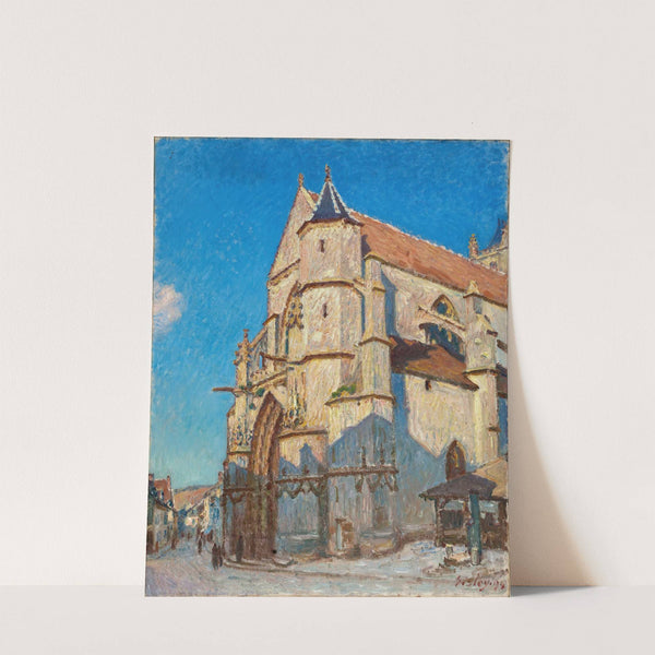 L’Eglise de Moret (le soir) (1894) by Alfred Sisley