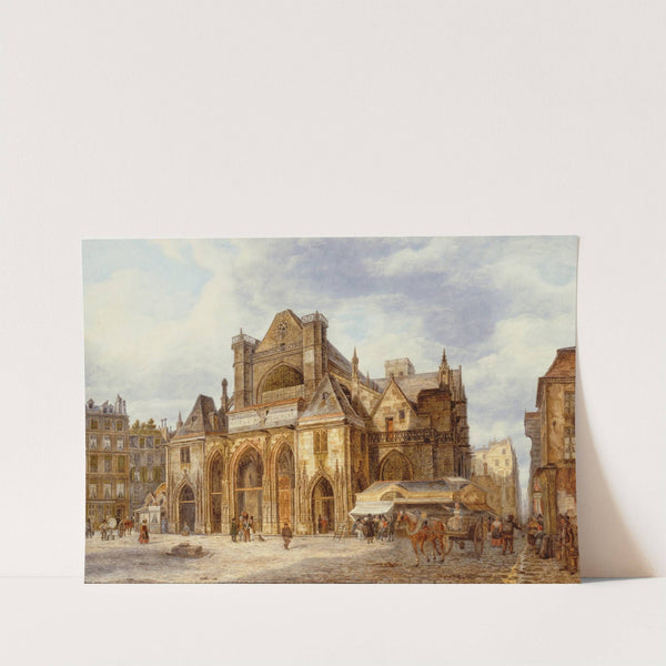 L'église de Saint-Germain-l'Auxerrois by Auguste Wynantz