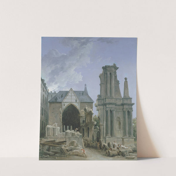 L’Eglise des Feuillants en démolition (1804) by Hubert Robert