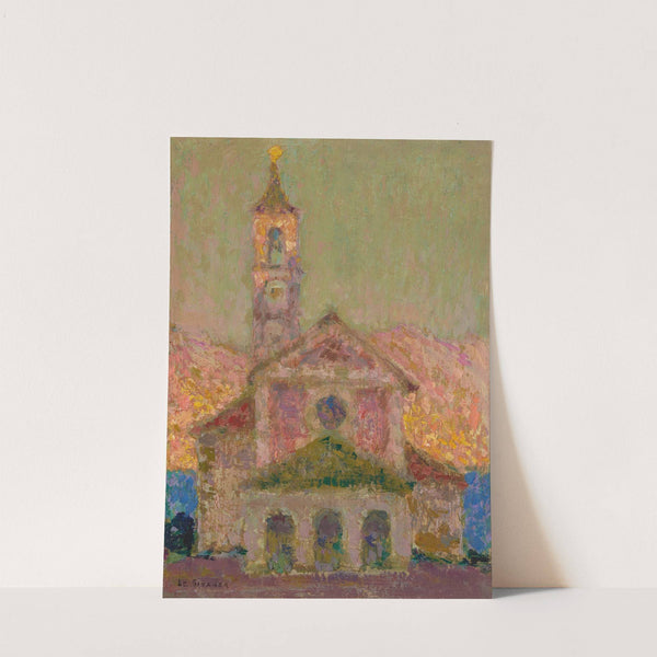 L'église, Lago Maggiore by Henri Le Sidaner