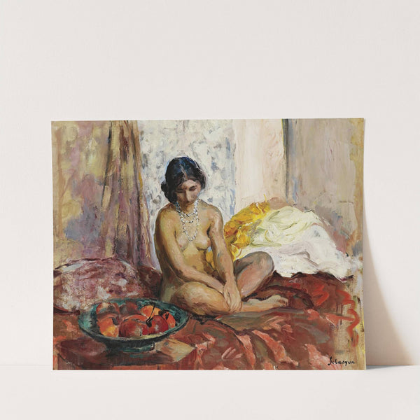 L’égyptienne Au Plateau De Fruits by Henri Lebasque